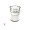 Airless Pump Jars Acrylic Beauty Packaging Container - 30 ml / 1 oz. (White) • 3630 Beauty Makeup Supply