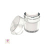 Airless Pump Jars Acrylic Beauty Packaging Container - 30 ml / 1 oz. (White) • 3630 Beauty Makeup Supply