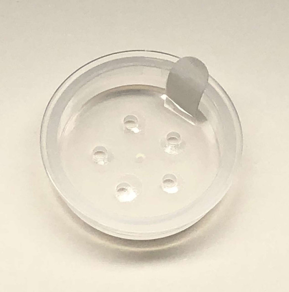 Cosmetic Jar Sifter and Seal with Tab • 5071 Beauty Makeup Supply