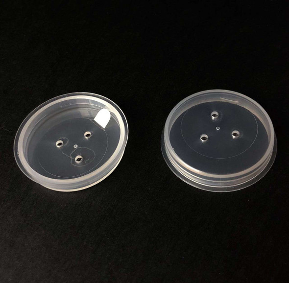 Cosmetic Jar Sifters & Seal with Tab • 5054 Beauty Makeup Supply