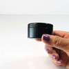 Cosmetic Jars Plastic Black Beauty Containers with Lids - 30 Gram(Black Trim) • 3830 Beauty Makeup Supply