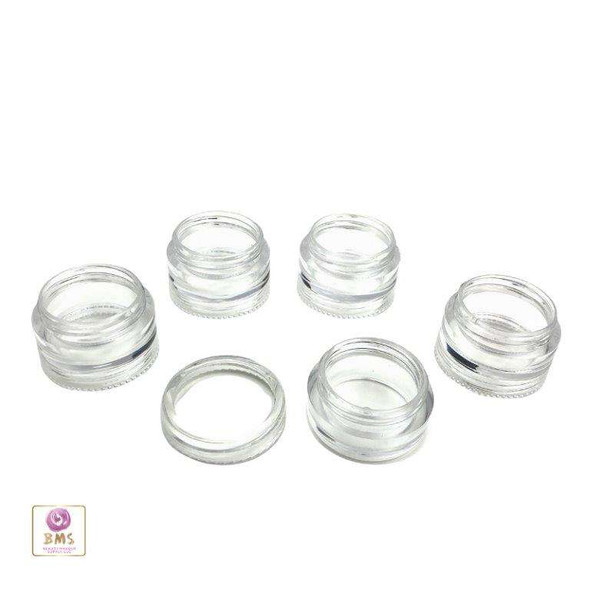 Cosmetic Jars Stackable Beauty Container - 5 Gram / 5 Ml • 3217 Beauty Makeup Supply
