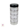 Cosmetic Jars Stackable Beauty Container - 5 Gram / 5 Ml • 3218 Beauty Makeup Supply