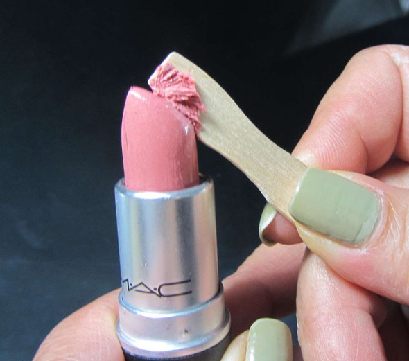 Disposable Mini Wood Cosmetic Spatulas Lipstick Tester Makeup Blending Tool (25) • 5010 Beauty Makeup Supply