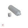 Plastic Bottles HDPE Cylinder Liquid Bottles Disc Top Cap - 4 oz. (Natural) • 9764DW Beauty Makeup Supply