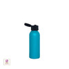 Plastic Bottles HDPE Refillable Bullet Bottles with Black Flip Top Caps 2 oz (Blue) • 9702FB Beauty Makeup Supply
