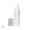 Plastic Bottles PE Lotion Pump Bottles with Over Cap - 200ml (White) Beauty Makeup Supply