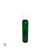 Plastic Bottles PET Cosmo Oval Liquid Bottles Disc Top Cap 4 oz. (Green) • 9734DW Beauty Makeup Supply