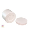 Plastic Jars White Double Wall Containers 4 oz. (White / Black Cap) • 9311 / 9312 Beauty Makeup Supply