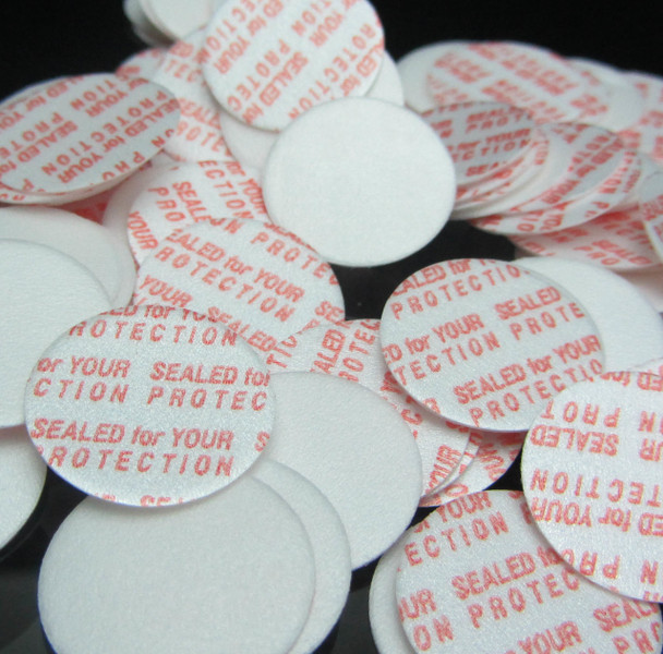 Press and Seal Foam Liners Tamper Proof Beauty Container Sealers 20 mm (100) • 9420