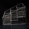 Square Acrylic Nail Polish & Cosmetic Organizer Display • 5680 Beauty Makeup Supply