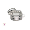 Acrylic Beauty Containers Square Cosmetic Cream  Jars w/ Sealing Disc 50ml • 3950