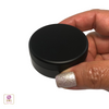  20 Gram Cosmetic Jars Plastic Black Beauty Containers with Matte Black Lid www.Beauty-Makeup-Supply.com