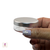 Cosmetic Jars Plastic Beauty Containers with Silver Lids 20 Gram sold by www.Beauty-Makeup-Supply.com